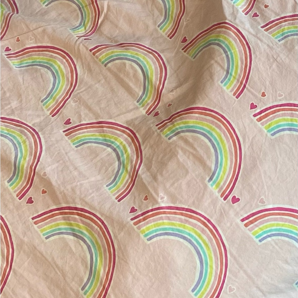 Pottery Barn Kids Rainbow Duvet Cover - Multicolor